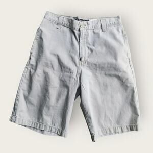 JNCO Jeans Shorts Men's Sz 32" cream Walk VTG USA Made *small Stain* Y2K Khaki